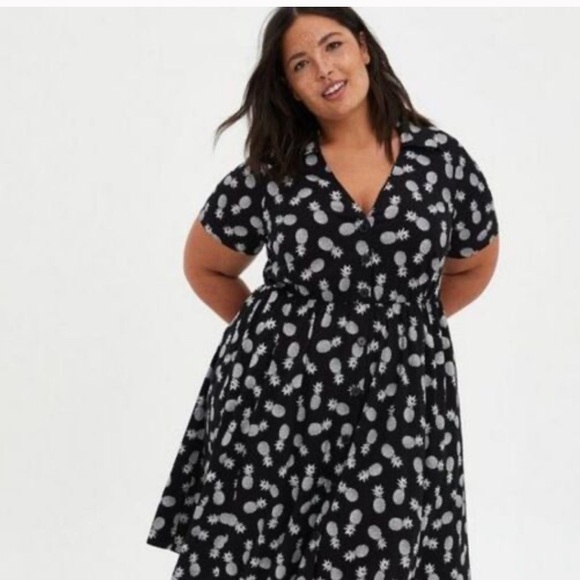 torrid Dresses & Skirts - Torrid Challis Shirt Dress